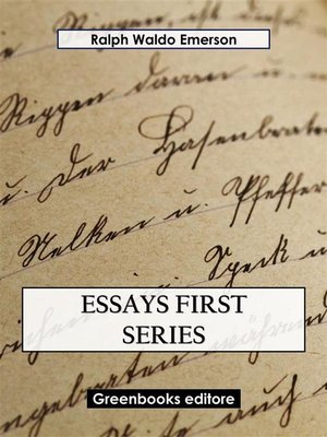cover image of Essays First Series